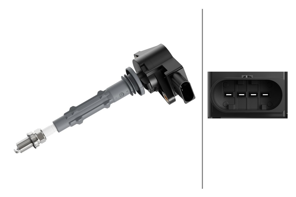 5DA 358 000-671 HELLA Ignition Coil for Mercedes Benz