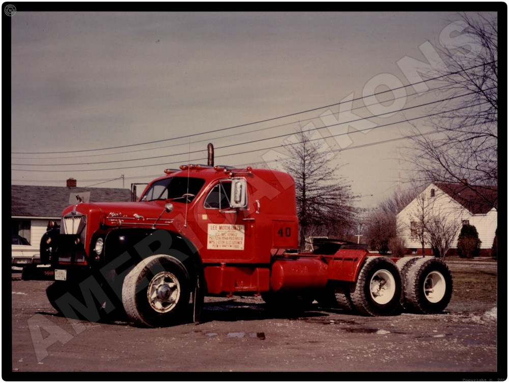 Mack Trucks New Metal Sign: 1968 Lee Motor Lines