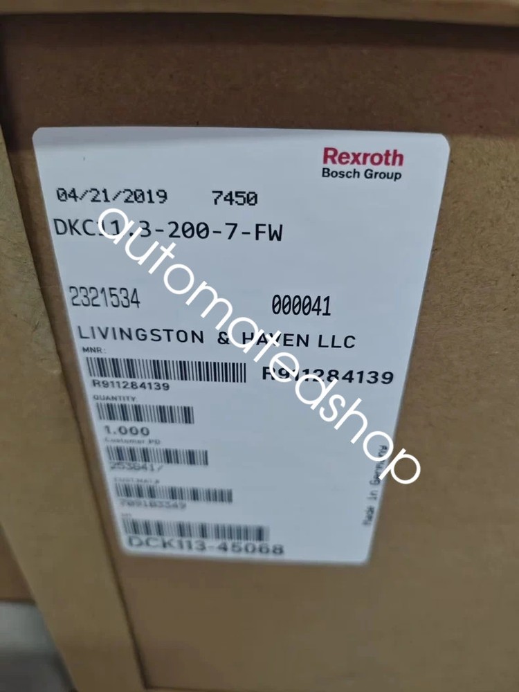 1PC NEW Rexroth DKC11.3-200-7-FW R911284139 Servo Driver Shipping DHL or FedEX