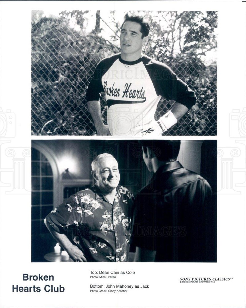 2000 Press Photo Actors Dean Cain, John Mahoney in Broken Hearts Club