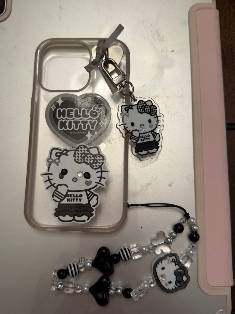 iPhone 13 Pro  Hello Kitty Phone Case With Wristlet And Charm