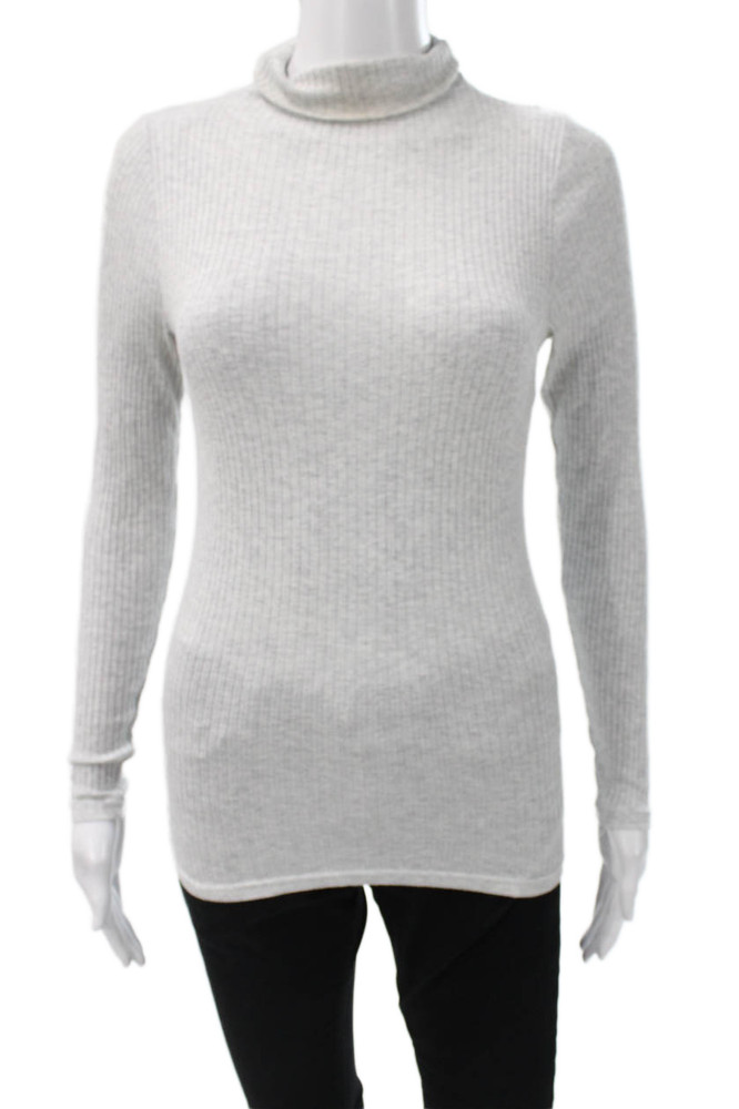 Club Monaco Womens Pullover Turtleneck Sweater Gray Long Sleeve Size SFree Shipping in US $100+ Orders | $6.95 Orders Below