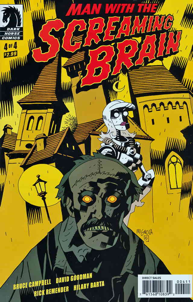 Man With the Screaming Brain #4A FN; Dark Horse | Bruce Campbell - we combine sh