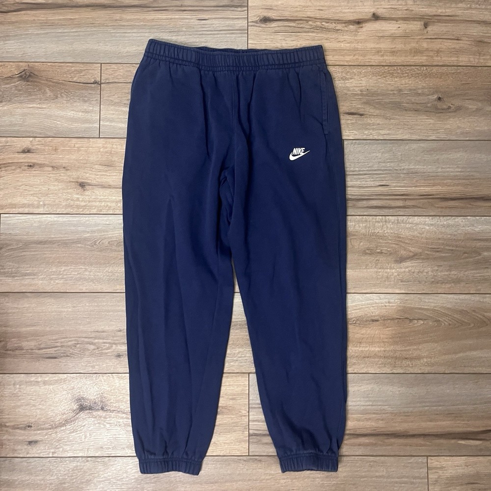 Nike Sportswear Club Fleece Joggers Pants Men's Size XL Dark Blue