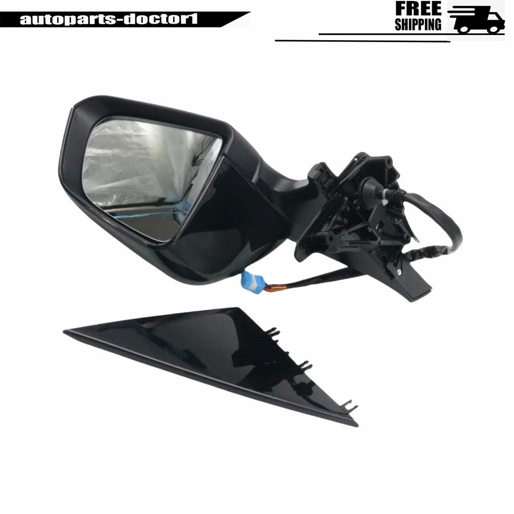 New Black Auto-Dimming Front Right Mirror Assembly for Tesla Model Y 2020-2023 US Version
