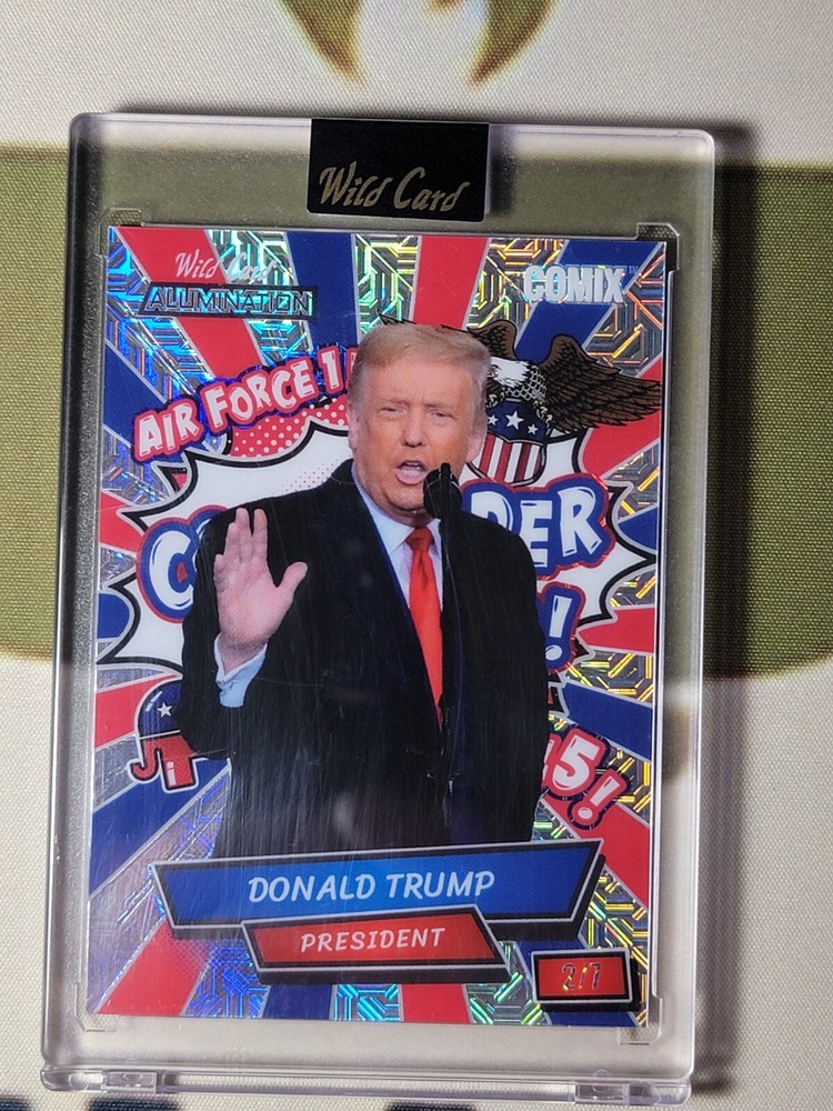 2024 Wild Card Alumination- President Donald J Trump - Comix 2/7 Rare 🔥