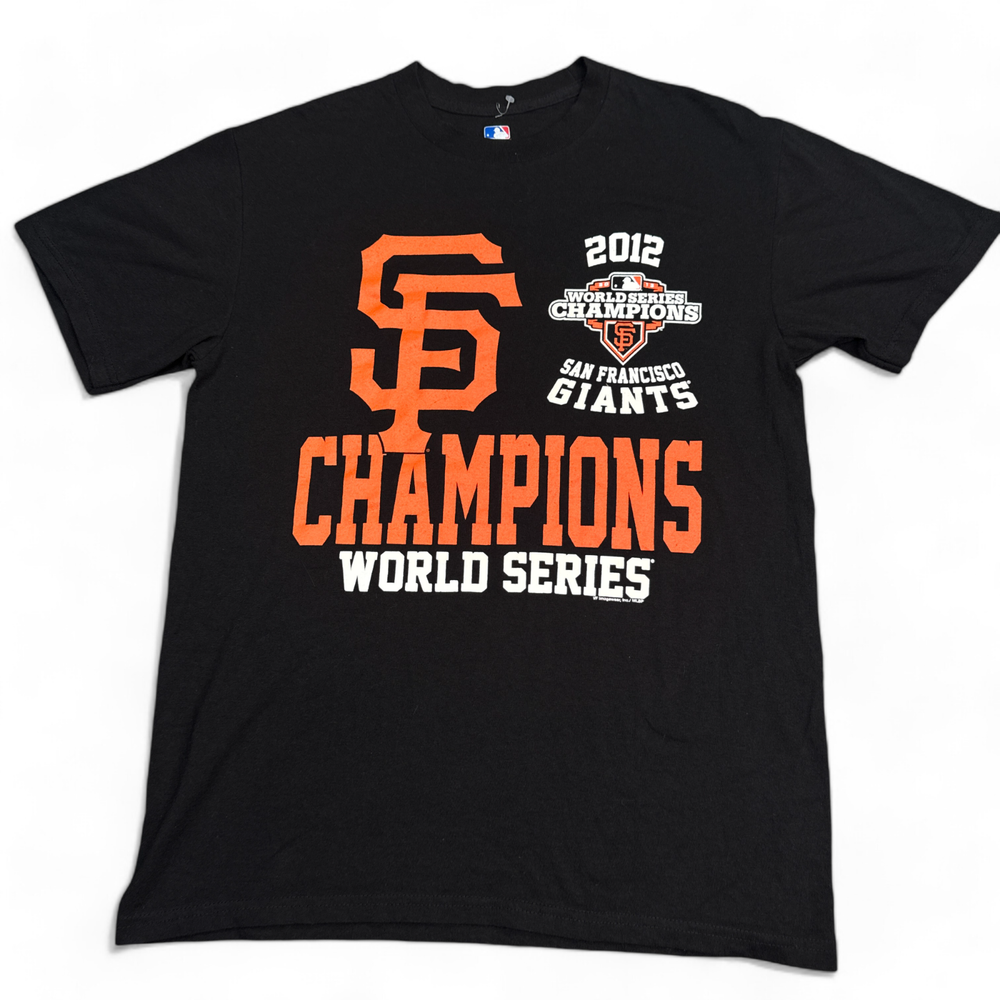 San Francisco Giants World Series T Shirt Adult Size Medium Black MLB VTG Style