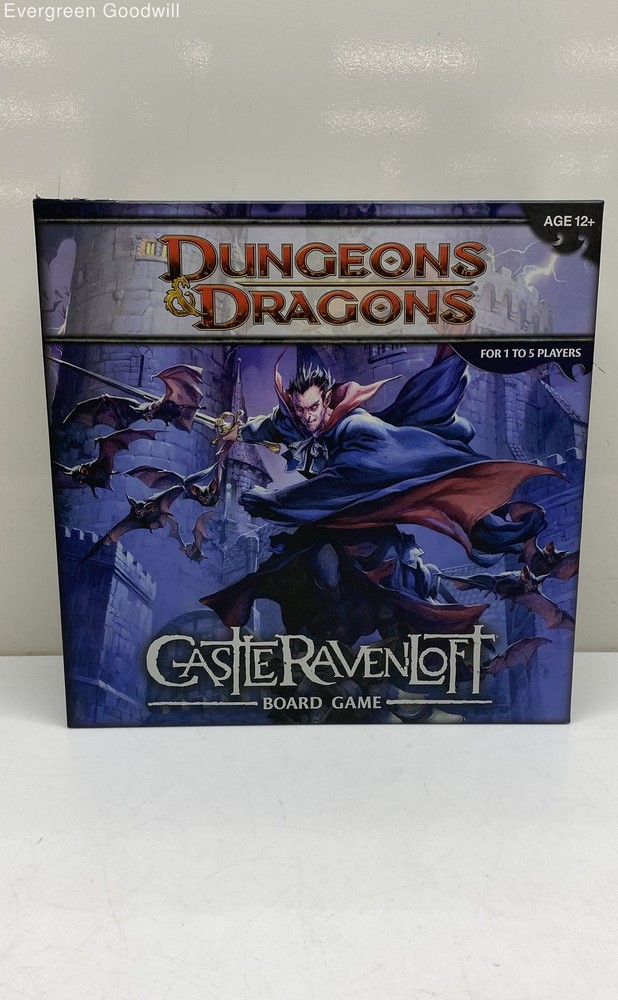 Castle Ravenloft Board Game D&D Dungeons Dragons Open Box
