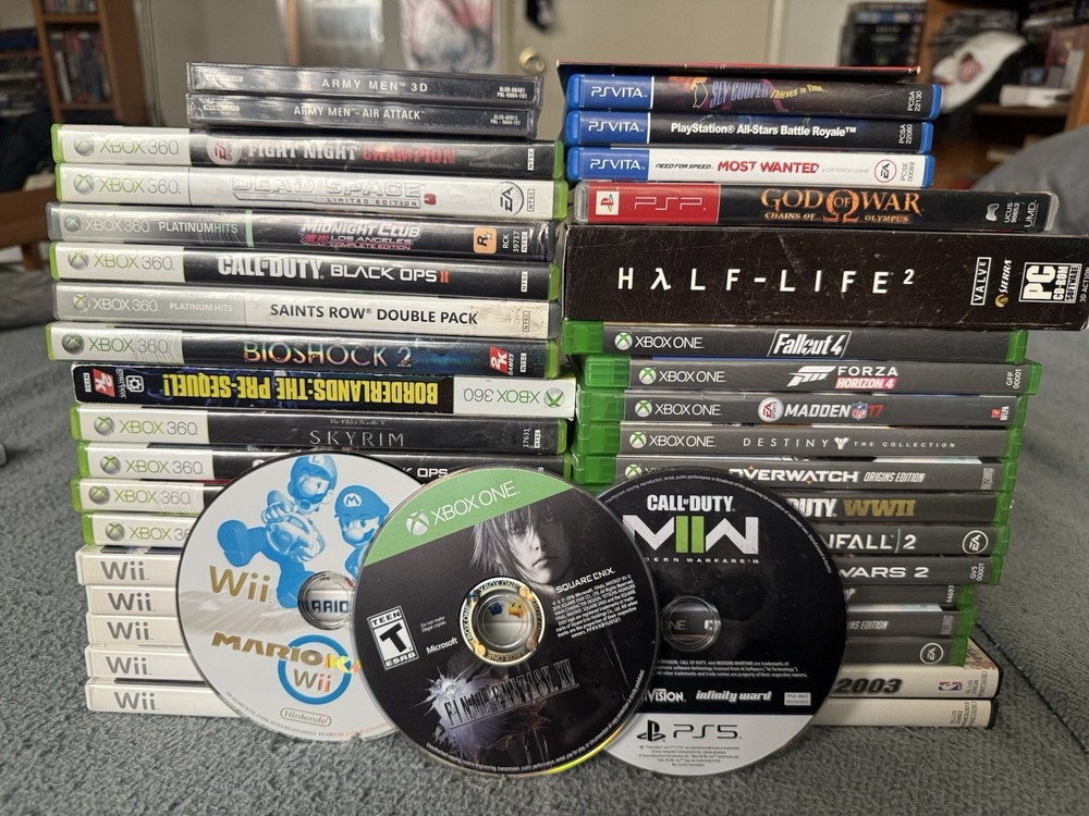 Lot Of (37) Video Games - Ps3, PSVita, Xbox 360/One, Wii - READ