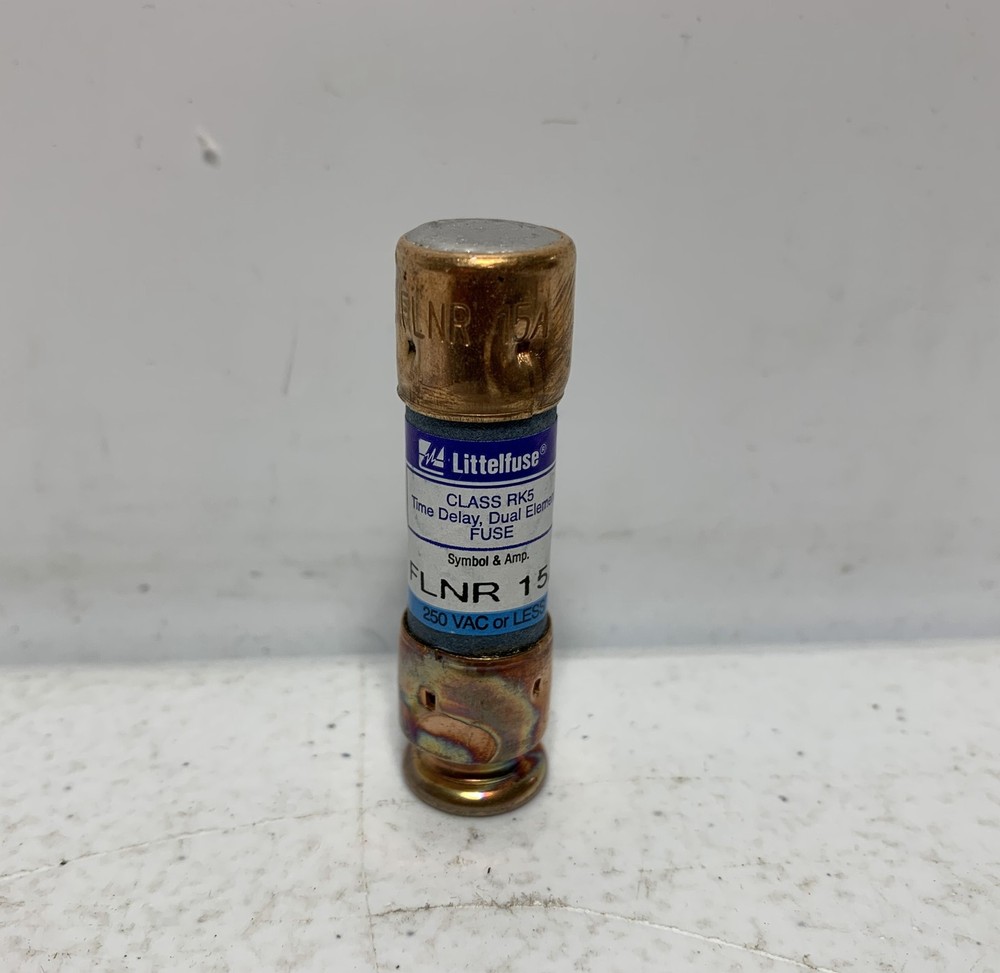 Littelfuse FLNR 15A Time Delay Fuse Class RK5 15A 250VAC