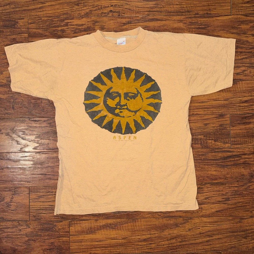 1994 Vintage Aspen Colorado Sun T Shirt Size L