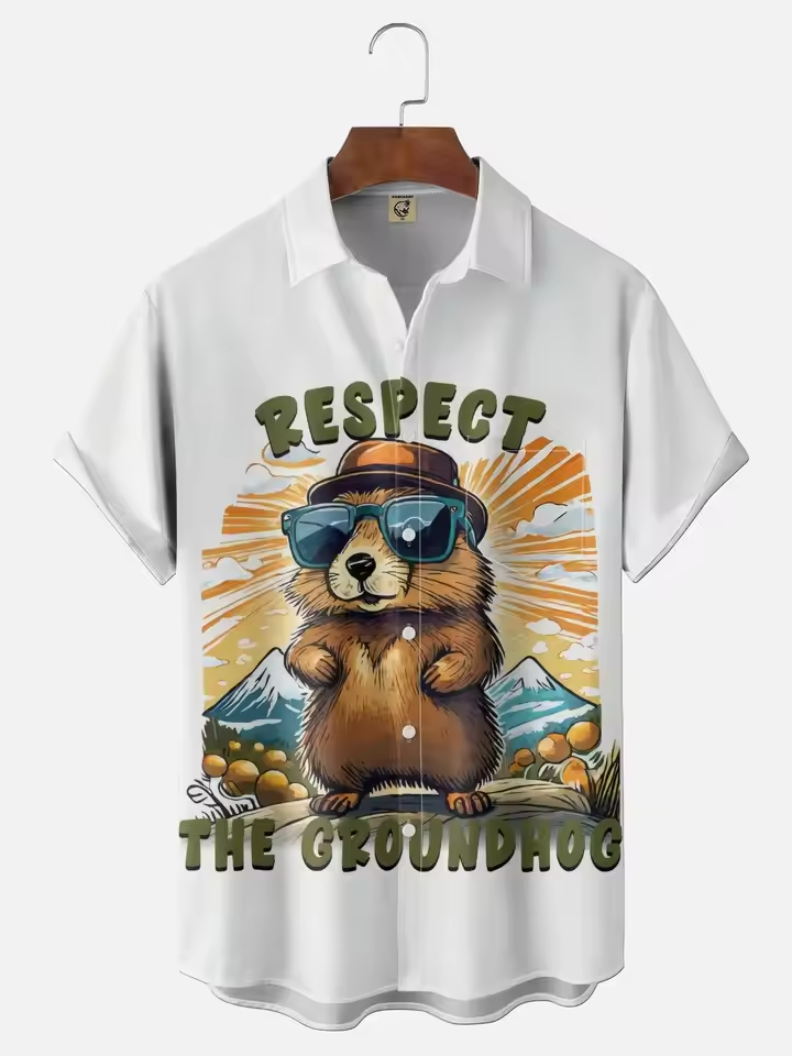 St Patricks Day Hawaiian Aloha Shirt Shamrock Irish Lucky Holiday Gift