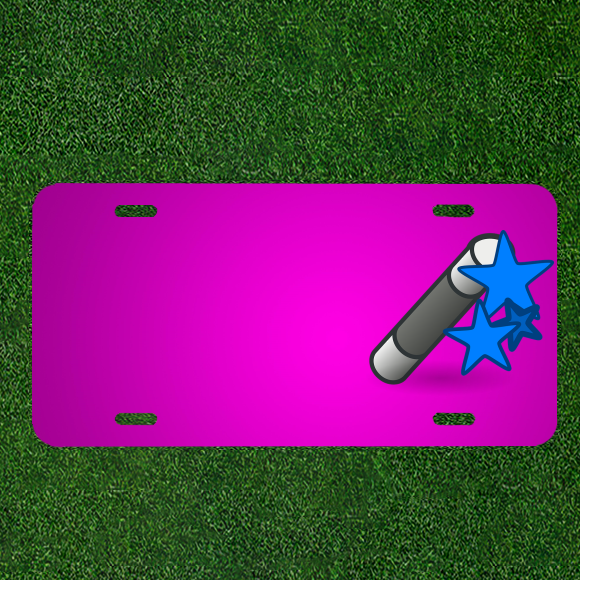 Create Your Own Personalized Car License Plate with Custom Names and a Magic Wand Trick for a Unique and Memorable Gift