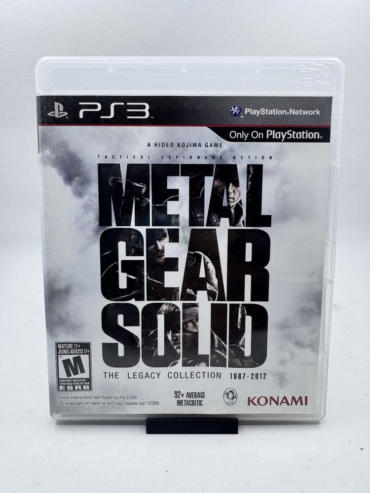 Metal Gear Solid: The Legacy Collection (Sony PlayStation 3) [CIB] Tested