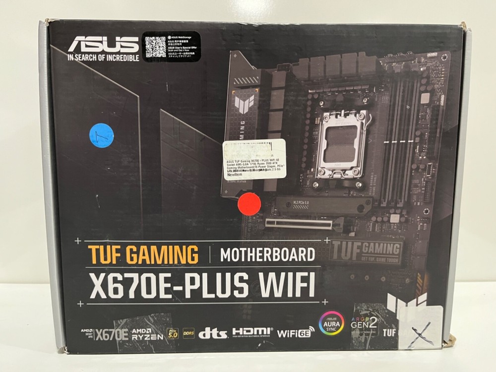 ASUS TUF GAMING X670E-PLUS Socket AM5 ATX Gaming Motherboard (90MB1BK0-M0AAY0)