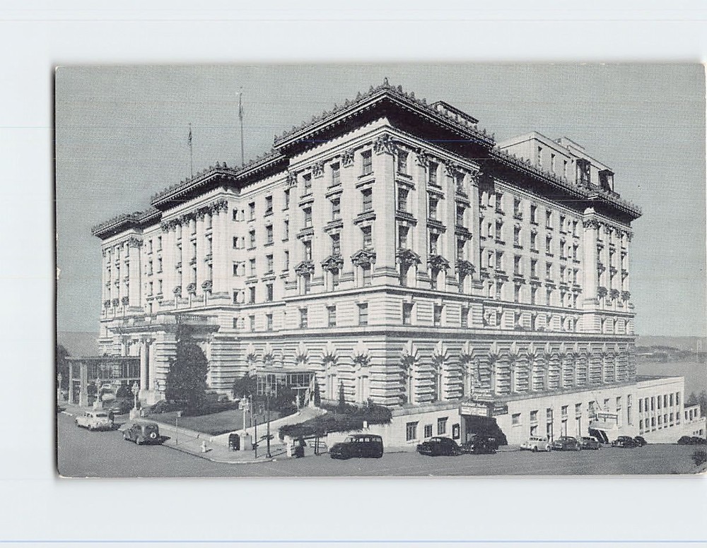 Postcard Fairmont Hotel San Francisco California USA