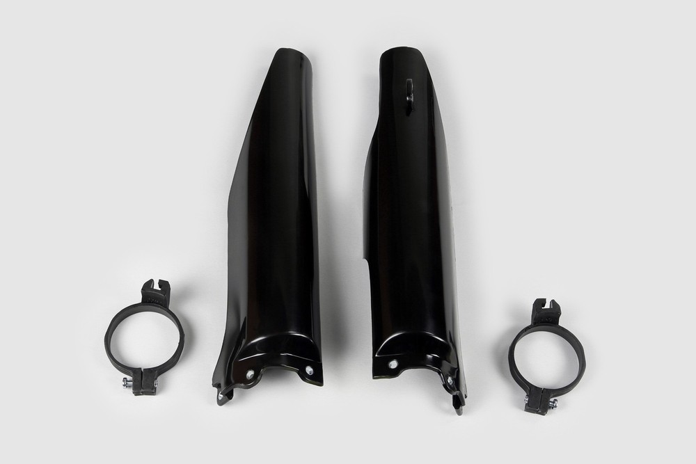 UFO Fork Protectors for Kawasaki KX 250 2004-2008 (Black)