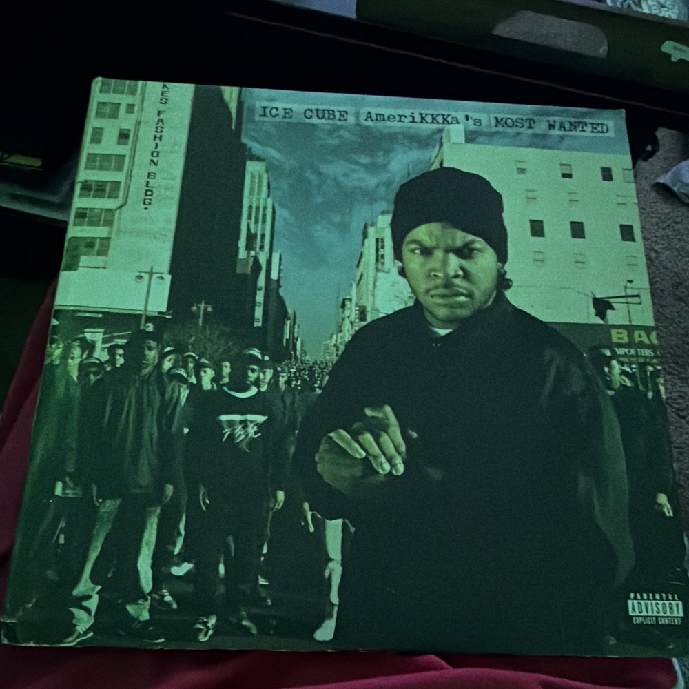 Ice Cube AmeriKKKa's Most Wanted Vinyl LP Priority Records Hip-Hop Explicit