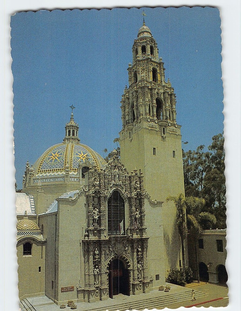 Postcard The Museum Of Man Balboa Park San Diego California USA