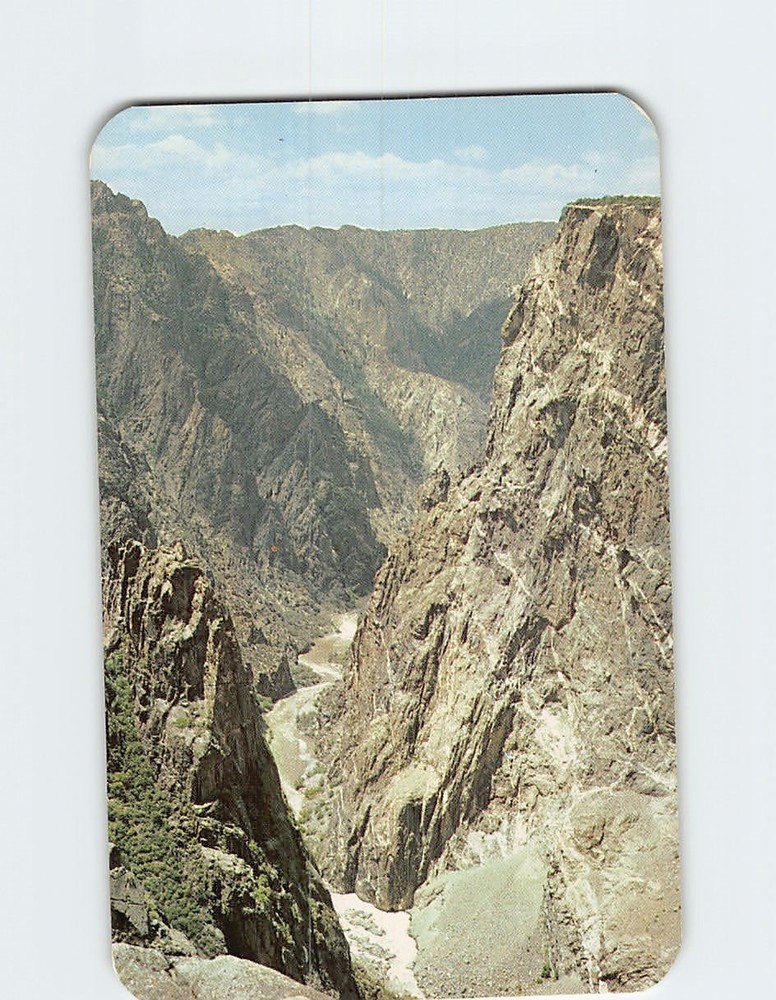 Postcard Black Canyon of the Gunnison Black Canyon National Monument CO USA