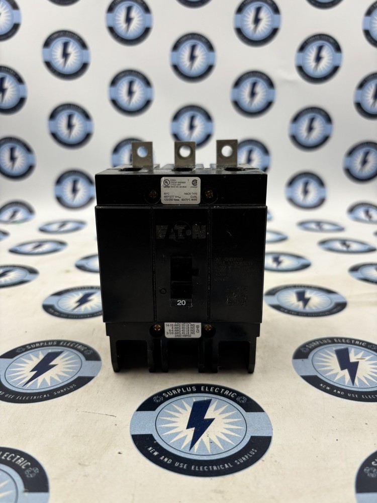 Eaton GHB3020 Circuit Breaker 3 Pole 20amp  277/480V Same Day Shipping