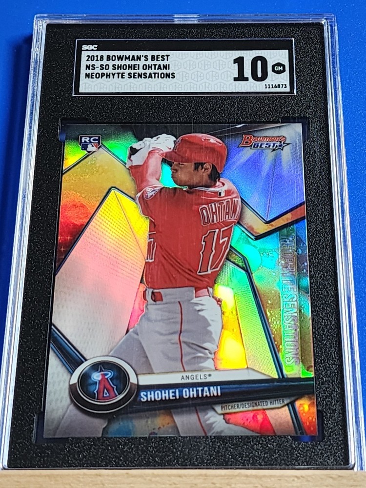 2018 Bowman's Best #NS-SO (SGC 10) Shohei Ohtani RC (RARE Neophyte Sensations)