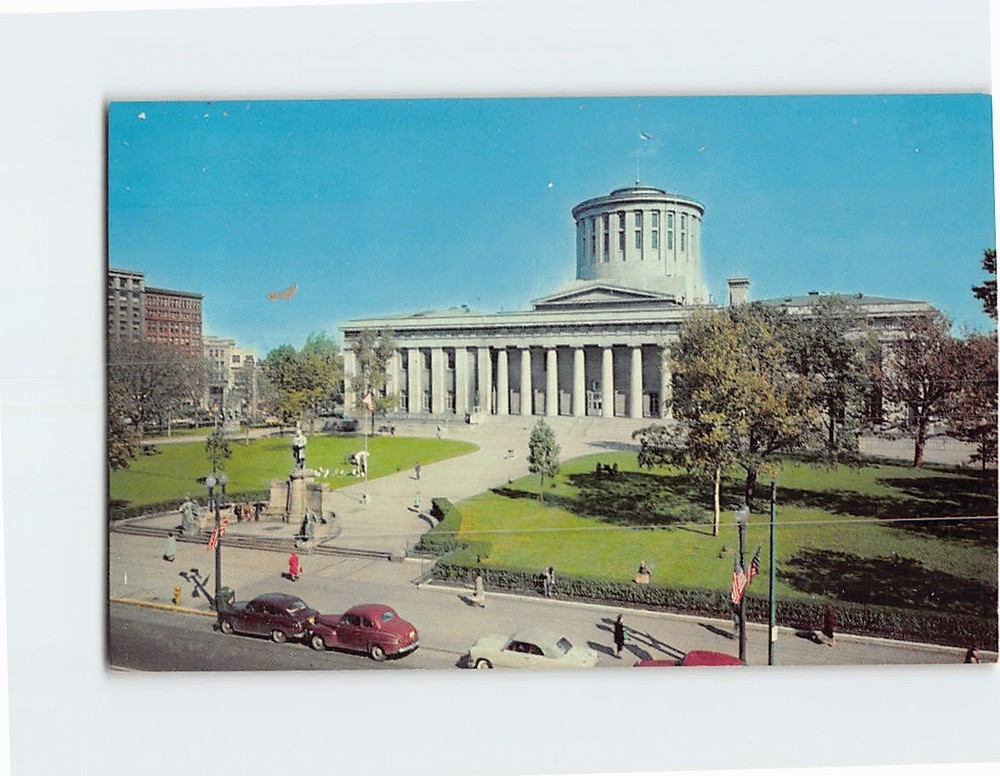 Postcard State Capitol Columbus Ohio USA