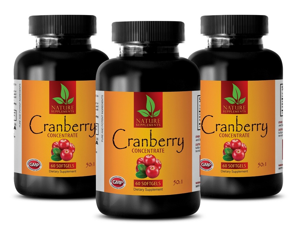 Concentrated Cranberry Extract 50:1 252mg - Bladder Health - Urinary Tract - 3B