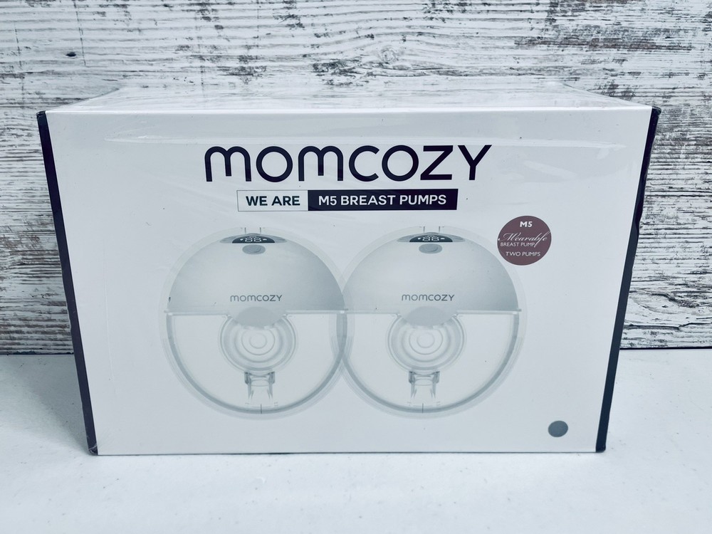 🆕 SEALED Momcozy M5 Hands-Free Wearable Electric Breast Pumps Set Of 2 🆓 SHIP