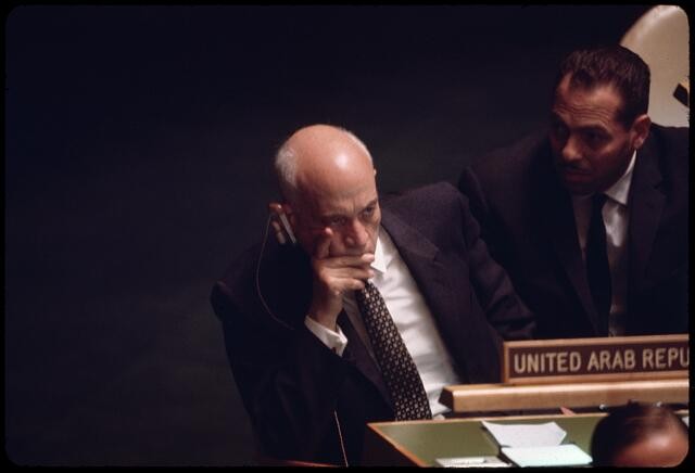 Photo:Representative of United Arab Republic, United Nations, New York