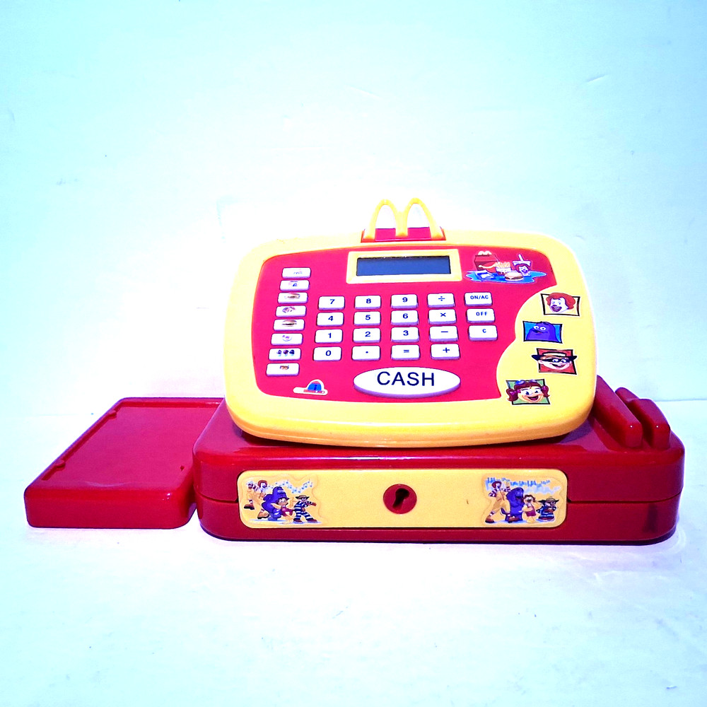 2004 McDonalds Restaurant Kids Play Pretend CASH REGISTER Incomplete
