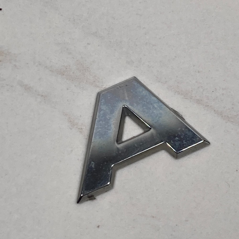 2013-2016 Volkswagen Jetta Hybrid Emblem Letter 'A' Rear Trunk Tailgate Chrome