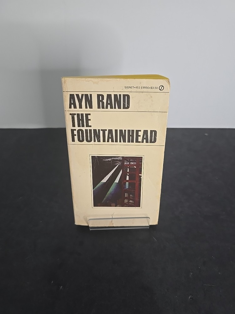 The Fountainhead by Ayn Rand (Vintage Signet Paperback, $3.50 Cover) VG...