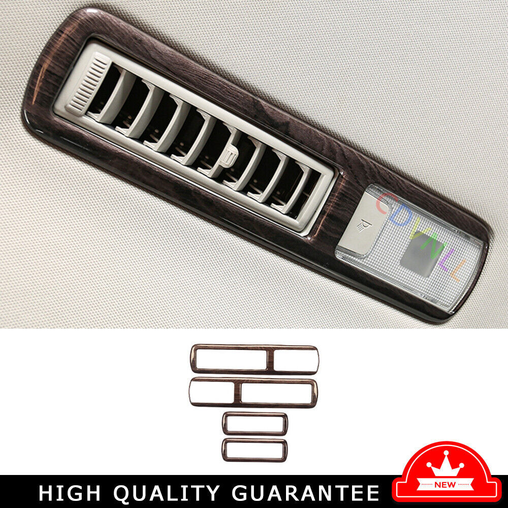 Toyota Highlander 2020-2022 Rear Reading Light Cover Trim Brown Wood 4-Piece