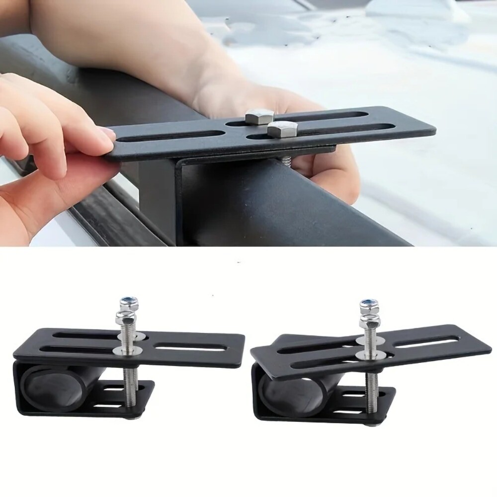 2/1Pc Universal Led Light Bar Roof Rack Mount Bracket for Suvs & Off-Road