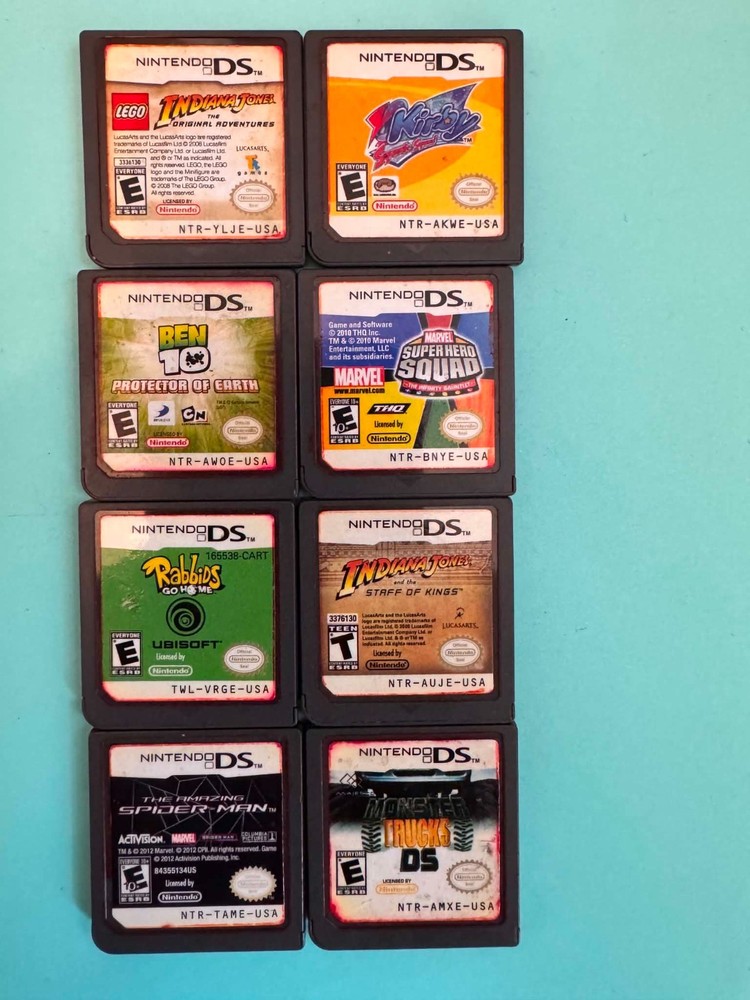 Nintendo DS Game Lot of 8 Cartridges