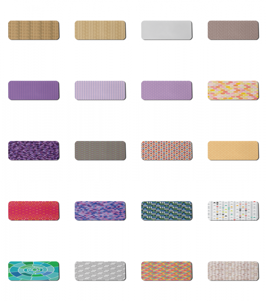 Ambesonne Geometric Motif Rectangle Non-Slip Mousepad, 31