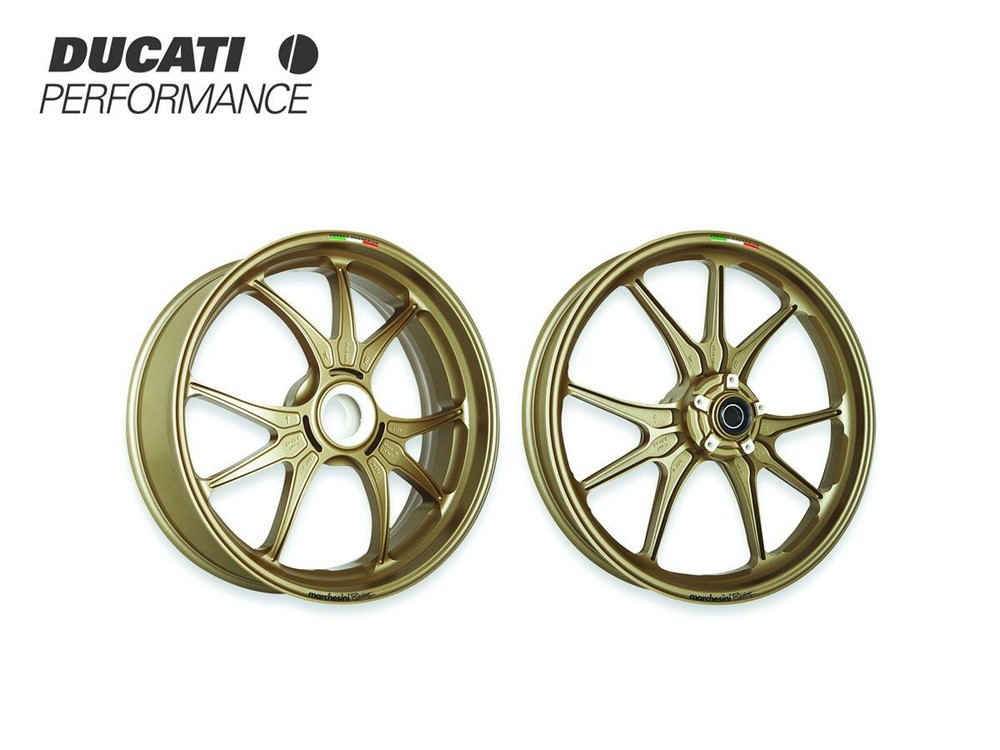 FORGED MAGNESIUM RIMS MARCHESINI M9RS FOR DUCATI PANIGALE 1199 2013-2017