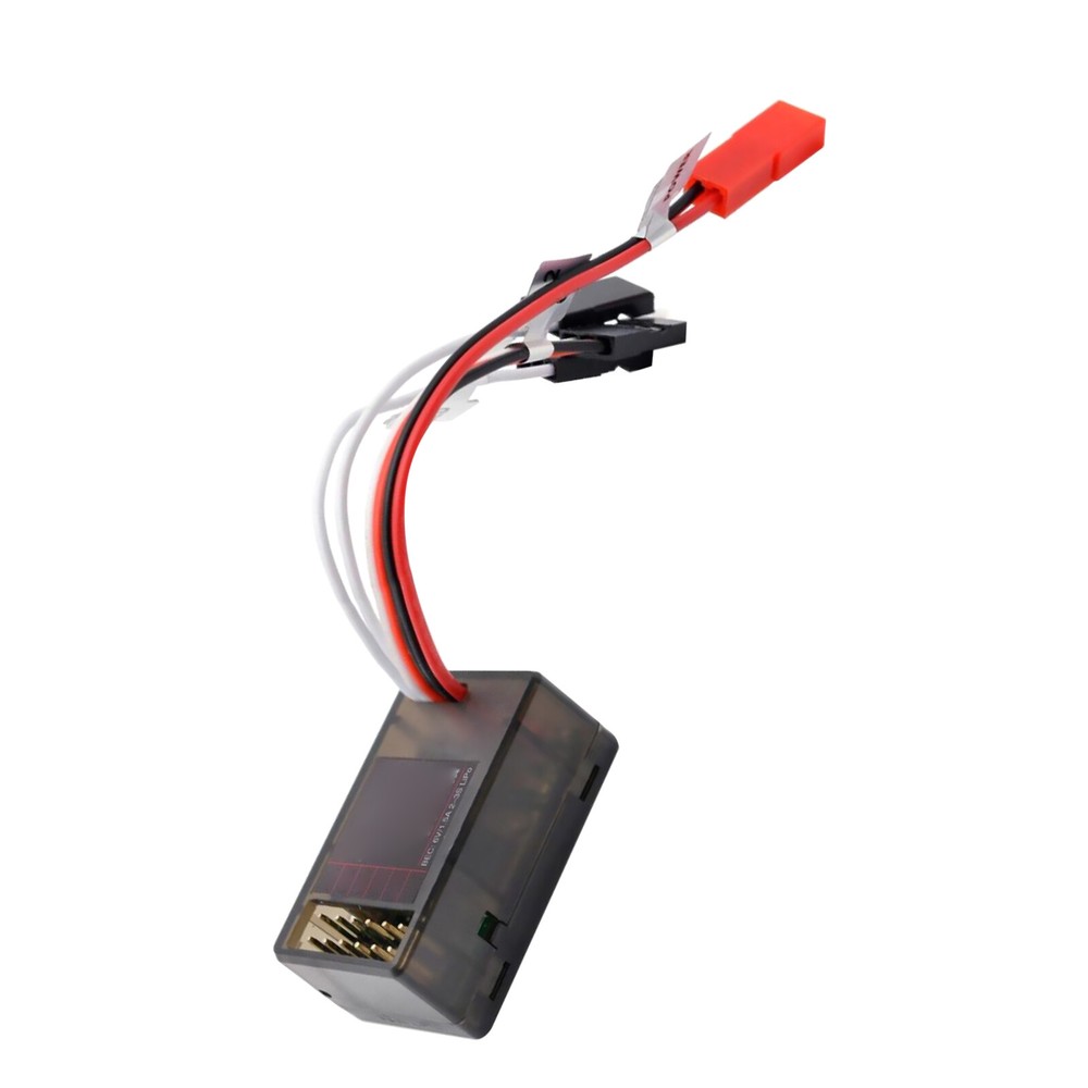 10A Brushed RC ESC 2s/3s Dual Way Brake LED Control for 1/28 1/24 RC Car Model c