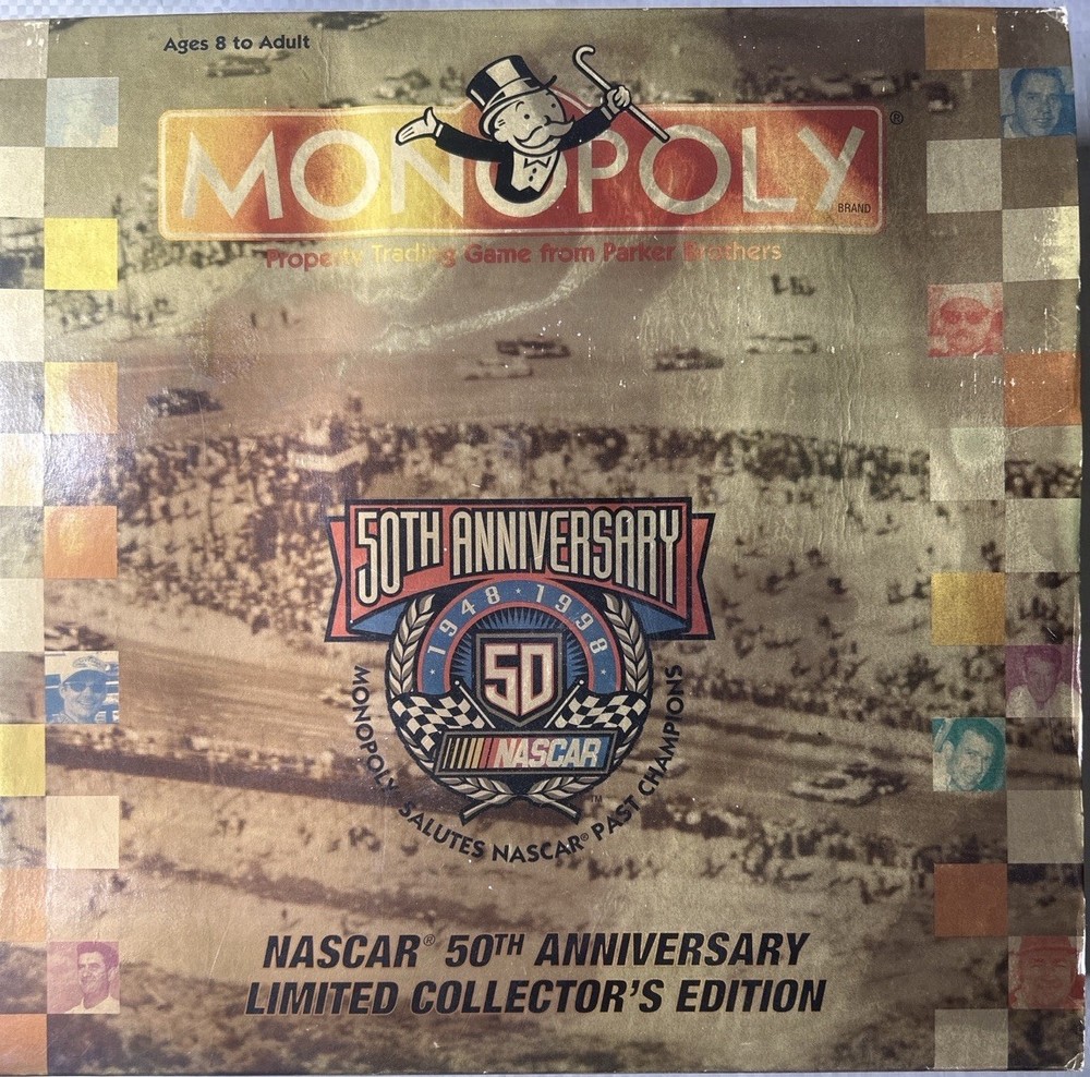 Monopoly NASCAR 50th Anniversary Collector’s Edition Complete