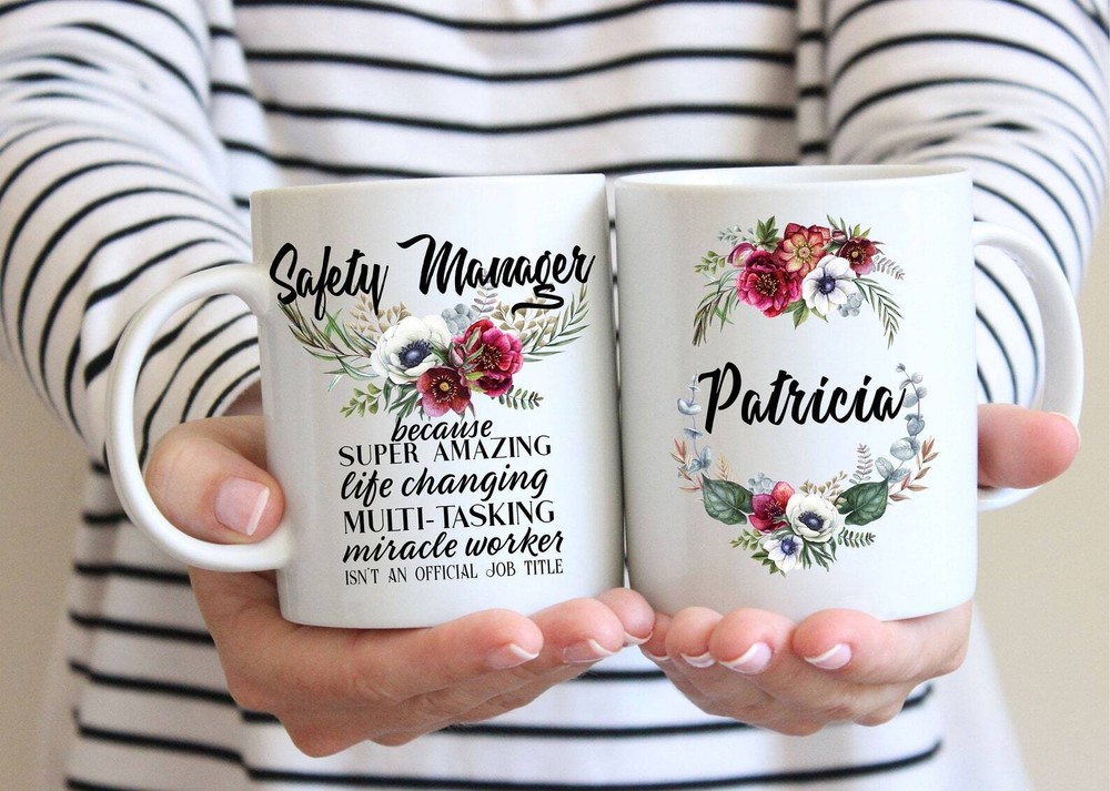 Safety Manager Gift Mug For Women L Thank You Appreciation Birthday Christmas