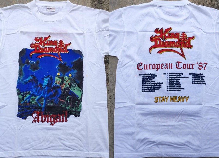 King Diamond Abigail Tour Baju Band short sleeve 2 side shirt reprint VK09347