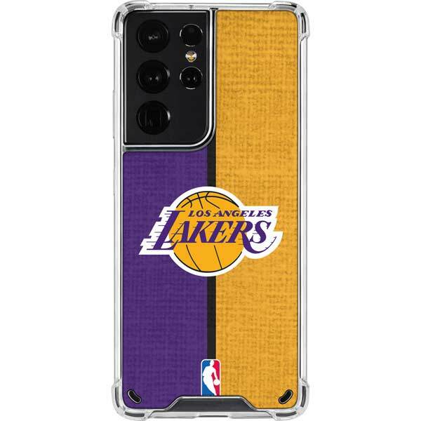 NBA Los Angeles Lakers Galaxy S21 Ultra 5G Clear Case