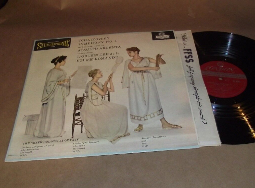 Tchaikovsky Syphony No.4 Argenta London Cs-6048 Ffss Stereo Uk Bb Nm
