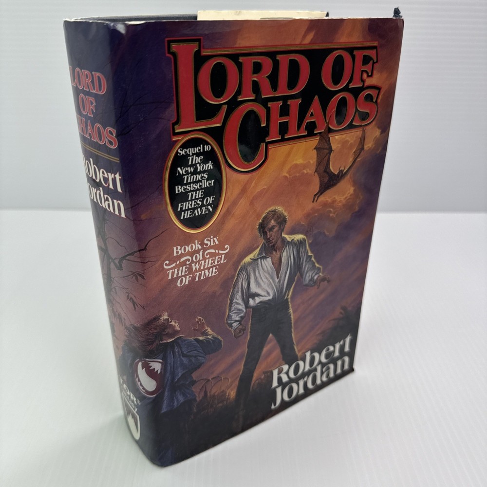 Lord of Chaos Robert Jordan Hardcover 1994 Tor Book Wheel of Time Series #6