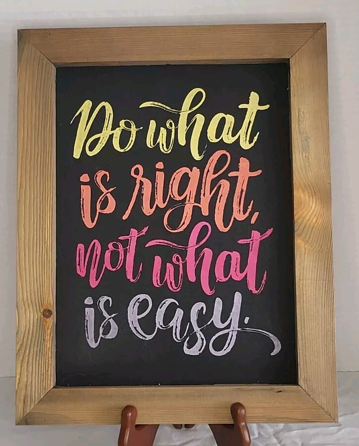 Farmhouse Style Wood Sign- 