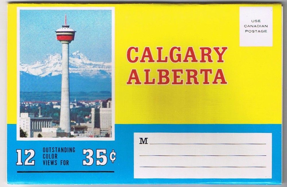 Postcard Booklet Calgary Alberta 12 Views