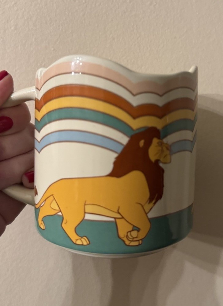 2025 Disney Animal Kingdom Lion King Coffee Mug with Timon Pumba and Simba