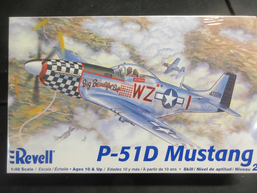 REVELL 1/48 NORTH AMERICAN P-51D MUSTANG  #85-5241  factory sealed