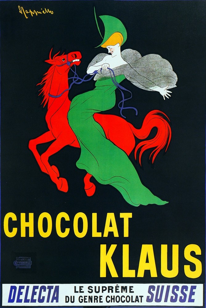 Chocolat Klaus Advertisement Decorative Poster. Fine Graphic Art Design. 2921